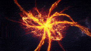 神魂能量爆发突破粒子冲击波