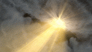 霞光万丈从天而降