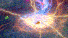 动画修仙人物结丹炫酷画面