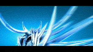 2条冰龙环绕龙游九天金龙粒子