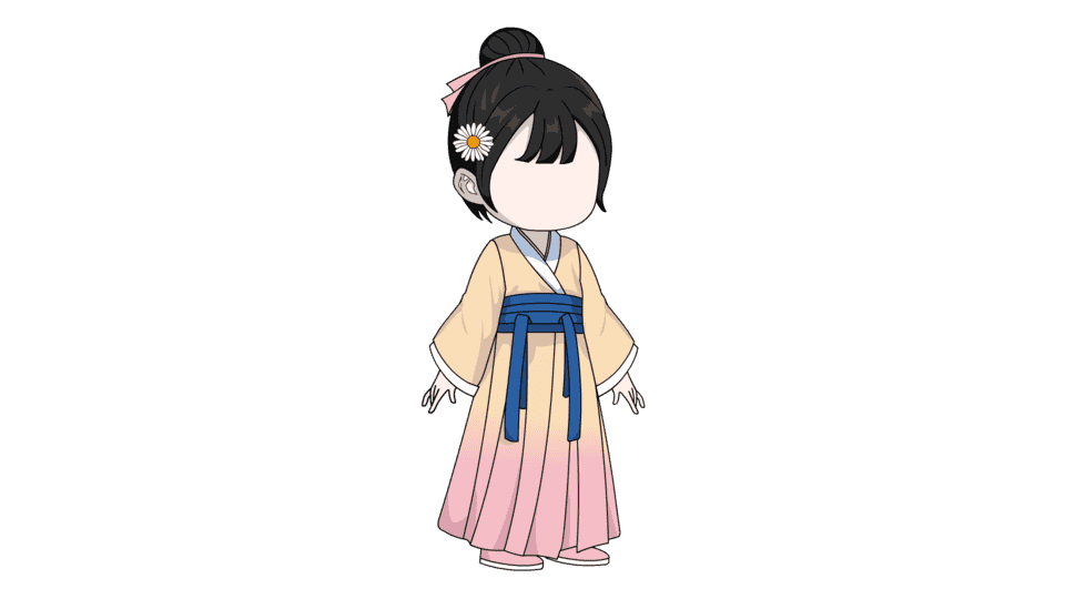 古装人物带万能动作166