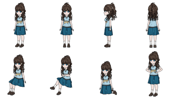 都市女人物含动作7