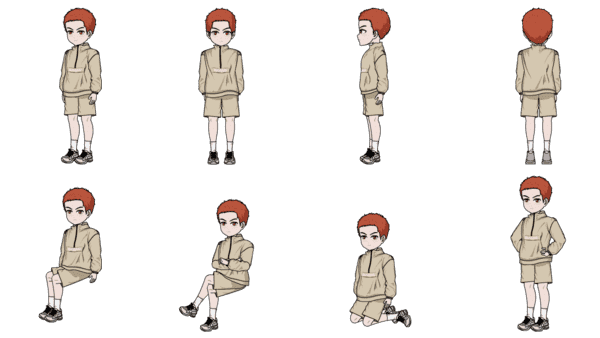 都市男人物含动作3