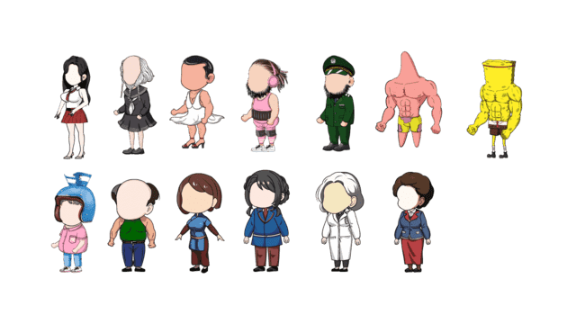 AN都市人物已分层 13个都市人物2