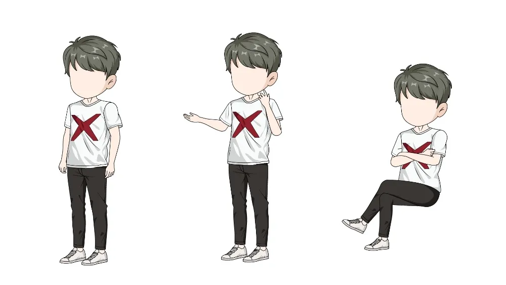 AN都市人物带万能动作 都市男人物289