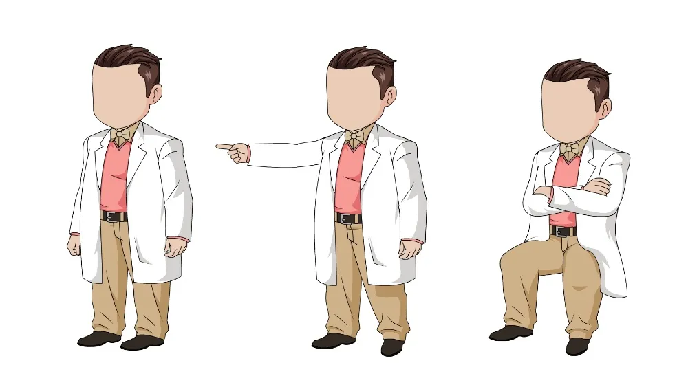 AN都市人物带万能动作 都市男人物308