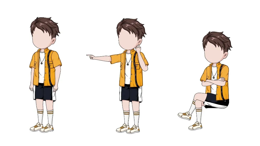 AN都市人物带万能动作 都市男人物312