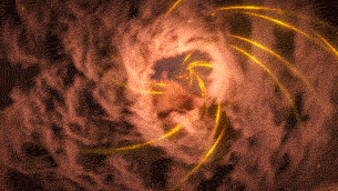 天空恐怖乌云神宝人物出现