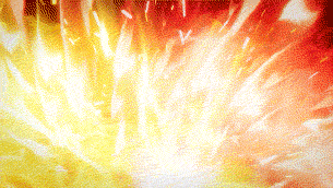 满屏火光火花喷射飞溅