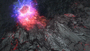 施法召唤能量传送门打开时空通道