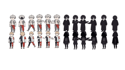 AN都市人物不带万能动作，其它职业3