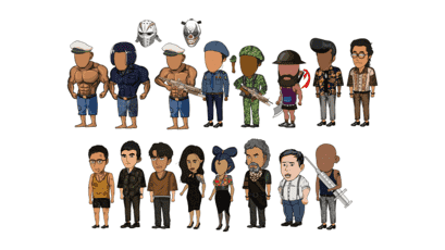 AN都市人物不带万能动作，其它职业5