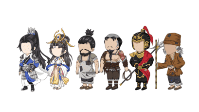 AN格式人物 古装人物带万能动作137