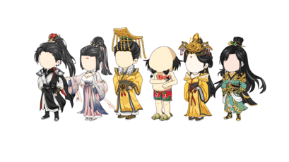 AN格式人物 古装人物带万能动作142