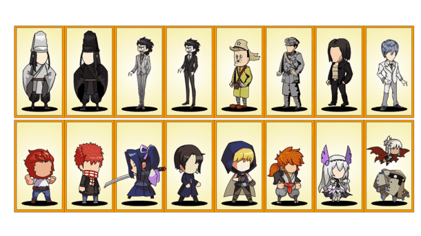 AN格式人物已分层不带万能动作 各种人物16个