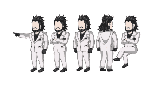 AN都市人物带万能动作 男人物286