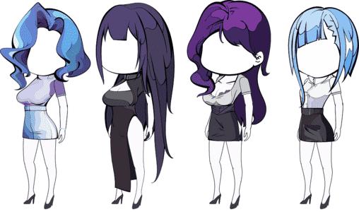 AN都市人物已分层 都市女人4个