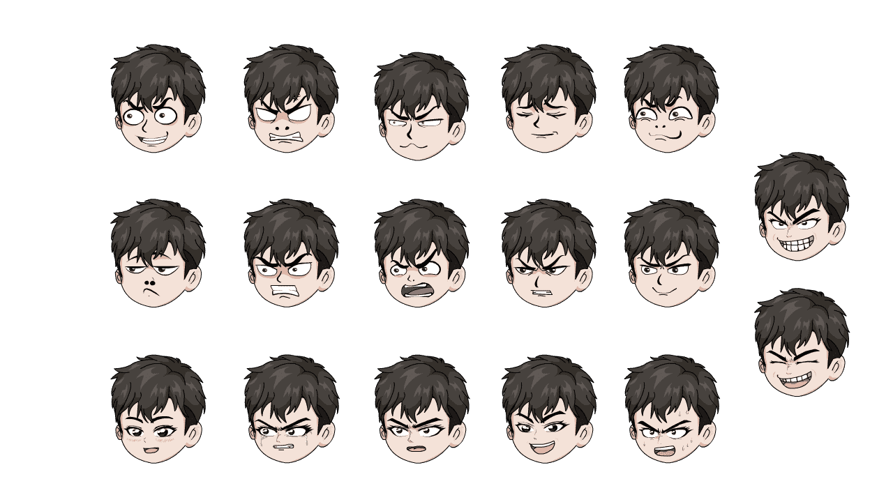 fla格式二次元男表情47