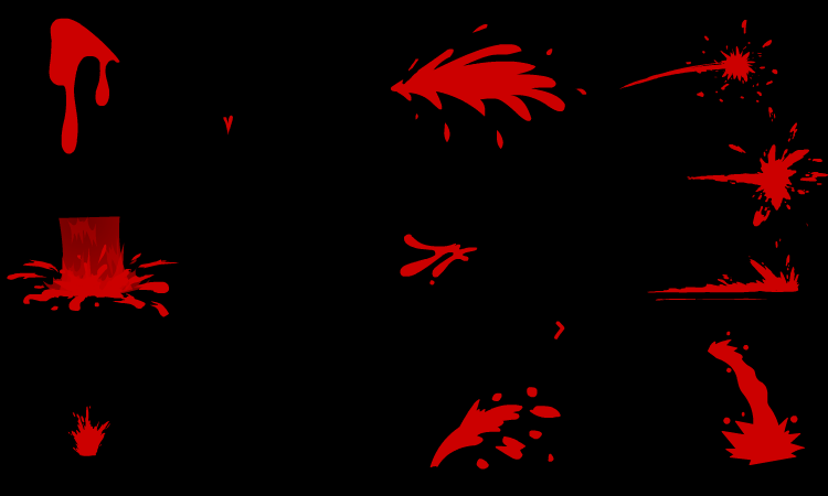 AN特效，吐血/流血