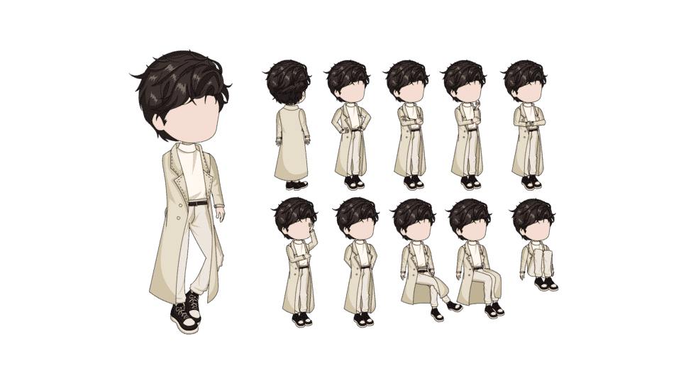 AN都市人物带万能动作 男人物133