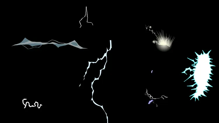 AN特效，【电】雷电合集01