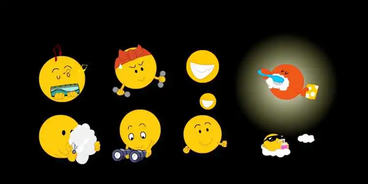 AN特效，【天气】日月