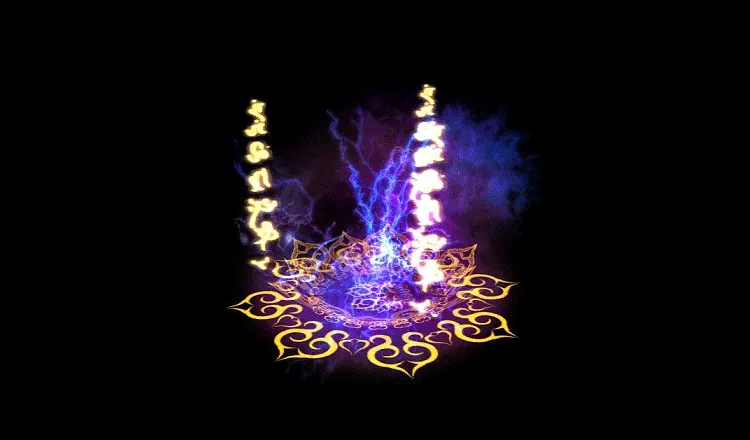 AN攻击特效素材，气化三清