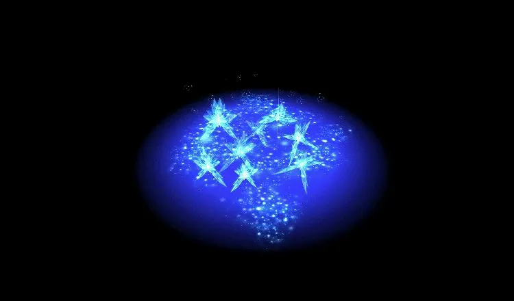 AN攻击特效素材，霜雪冰晶优化