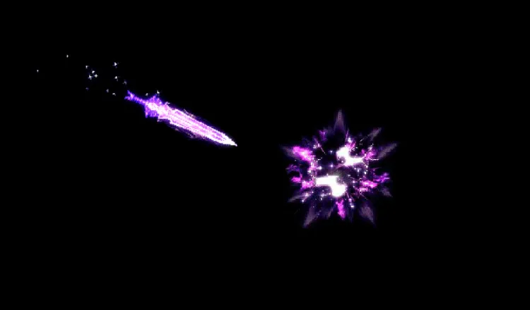 AN攻击特效素材，同归剑释放1