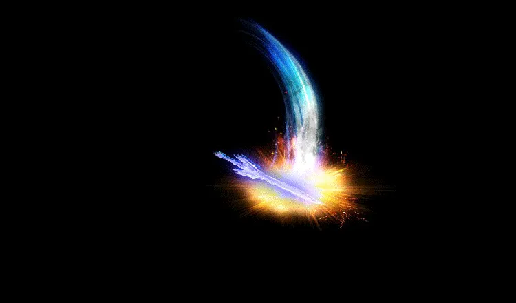 AN攻击特效素材，武当九阳全