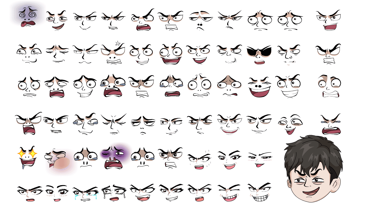 万能男表情