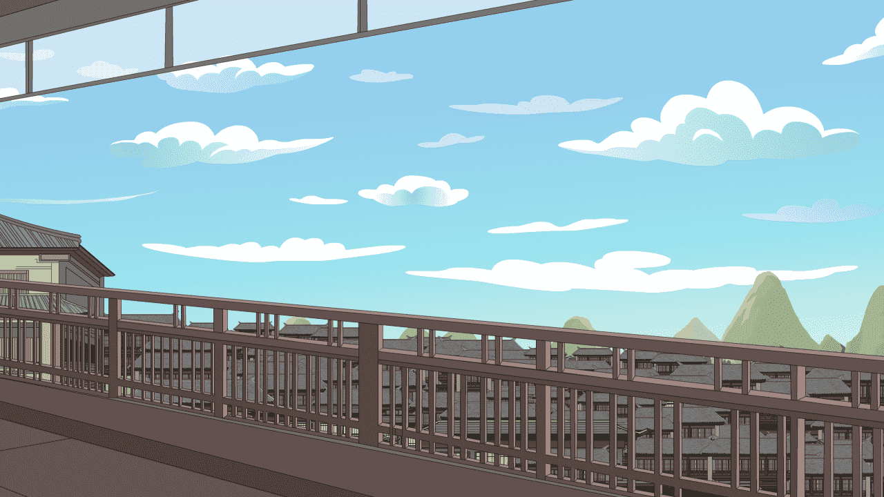 AN格式场景，俯瞰长安