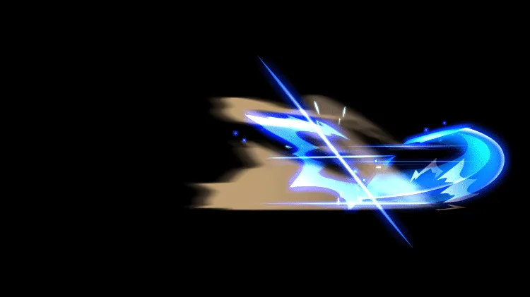 AN特效，向前冲击