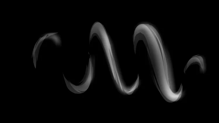 AN白色攻击特效，白色螺旋冲击