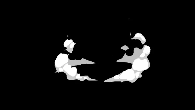 AN白色攻击特效，白色雾团01