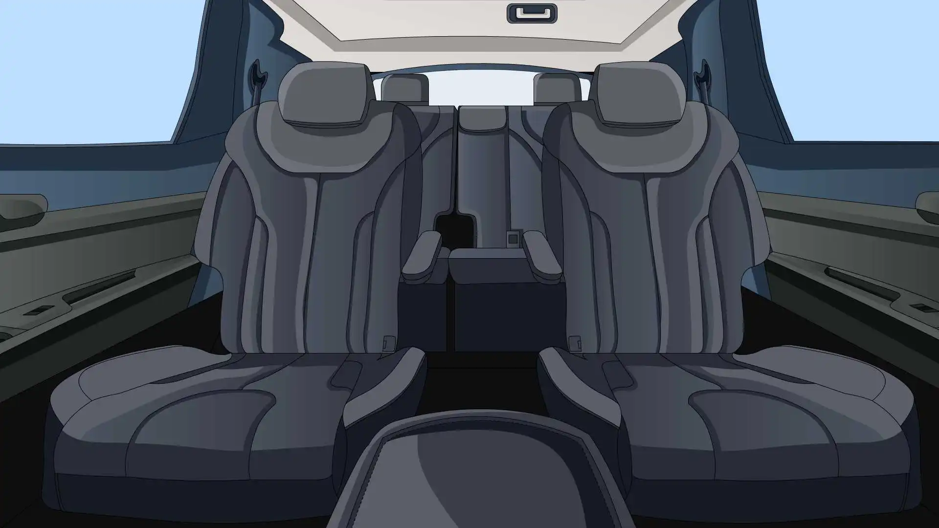 AN格式场景，车内场景