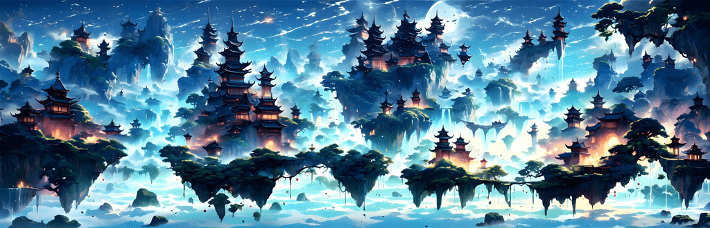 高清场景图片，仙境空岛 (11)