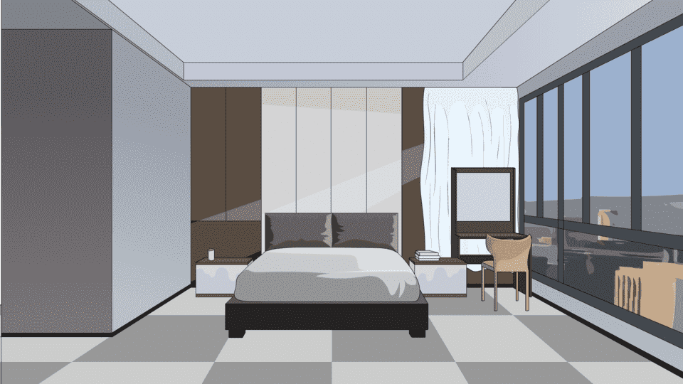 AN格式场景，房间室内