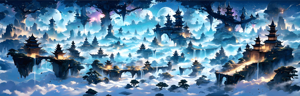 高清场景图片，仙境空岛 (3)