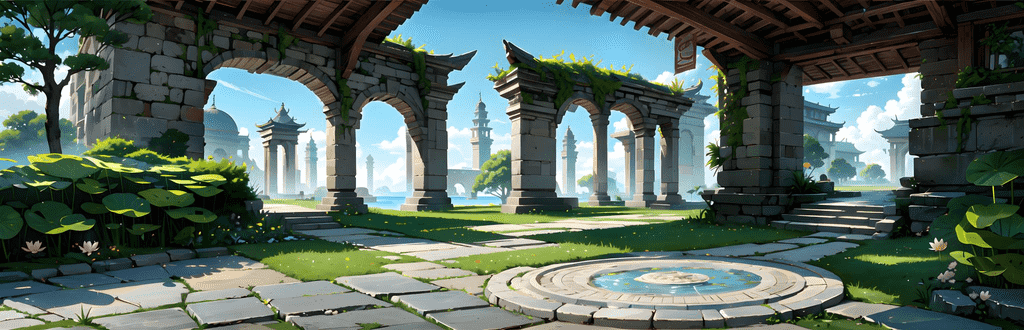 高清场景图片，园林庭院(16)