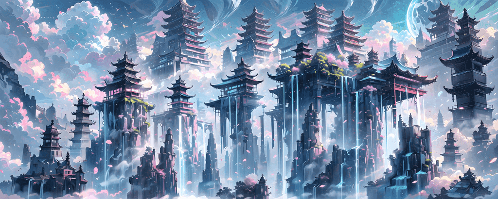 高清场景图片，仙境空岛 (1)