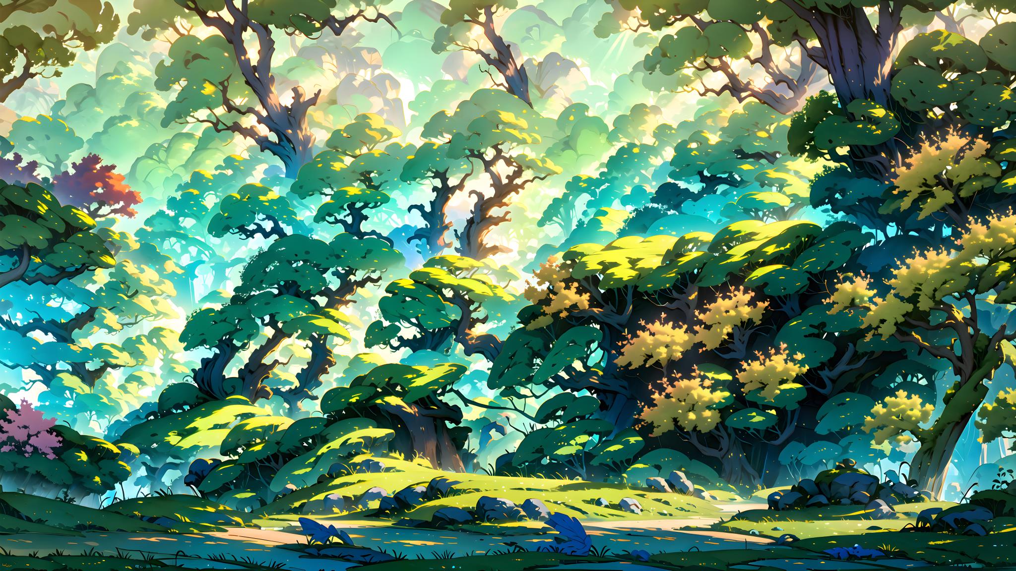 高清场景图片，森林野外(7)