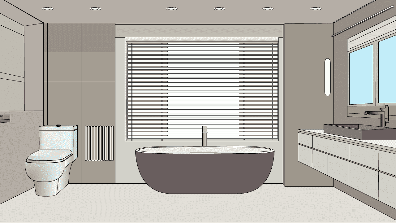 AN格式场景，浴室