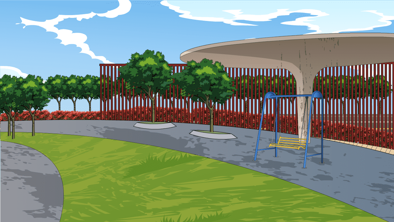 AN格式场景，公园