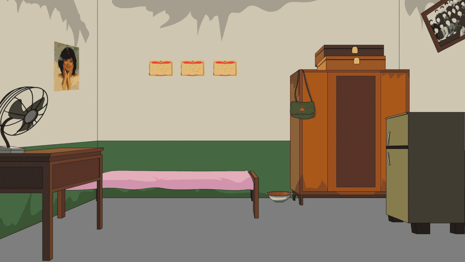 AN格式怀旧场景，卧室3