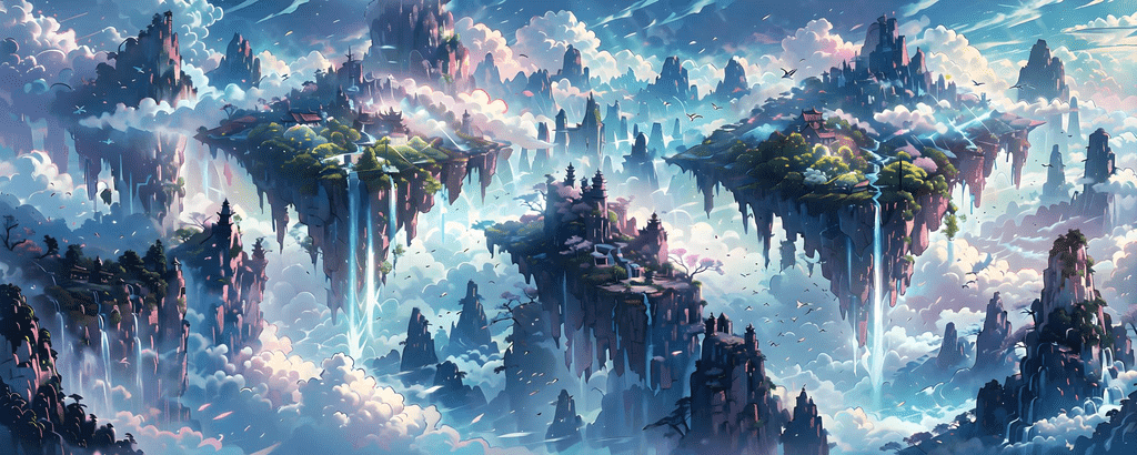 高清场景图片，仙境空岛 (20)