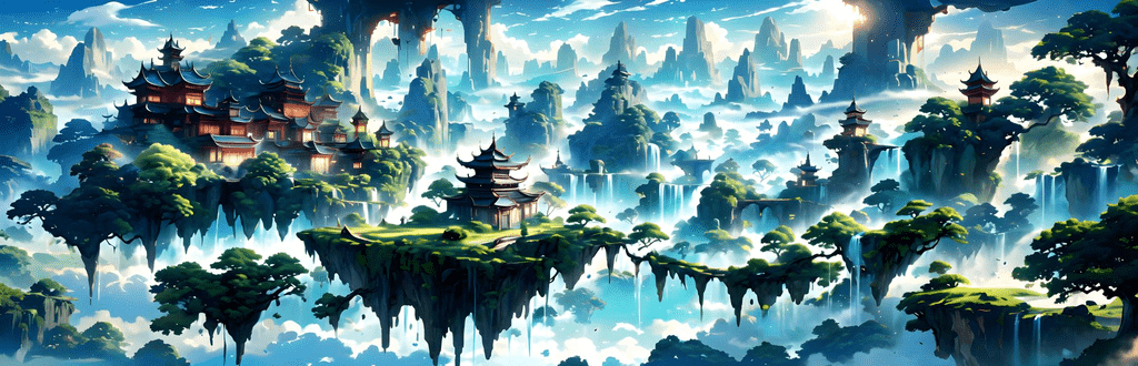 高清场景图片，仙境空岛 (19)