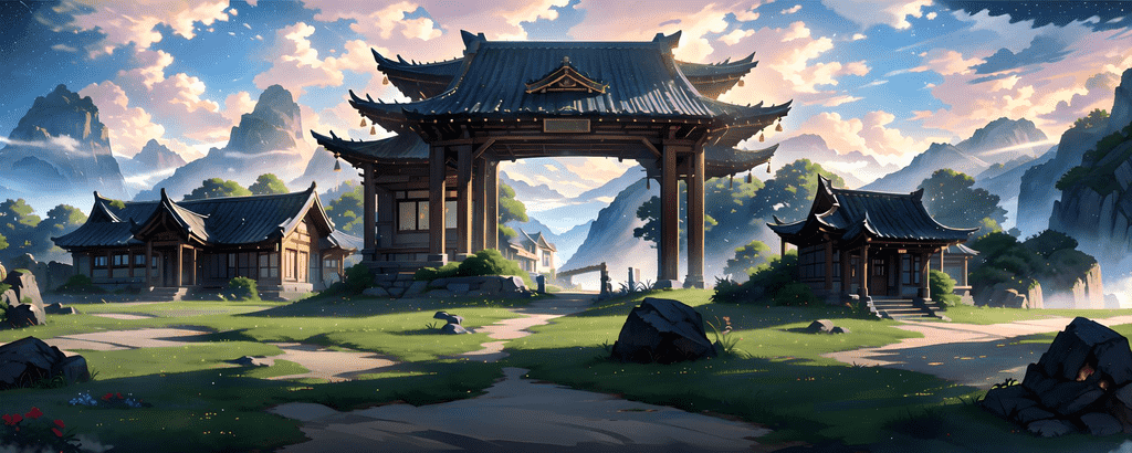 高清场景图片，山门(5)