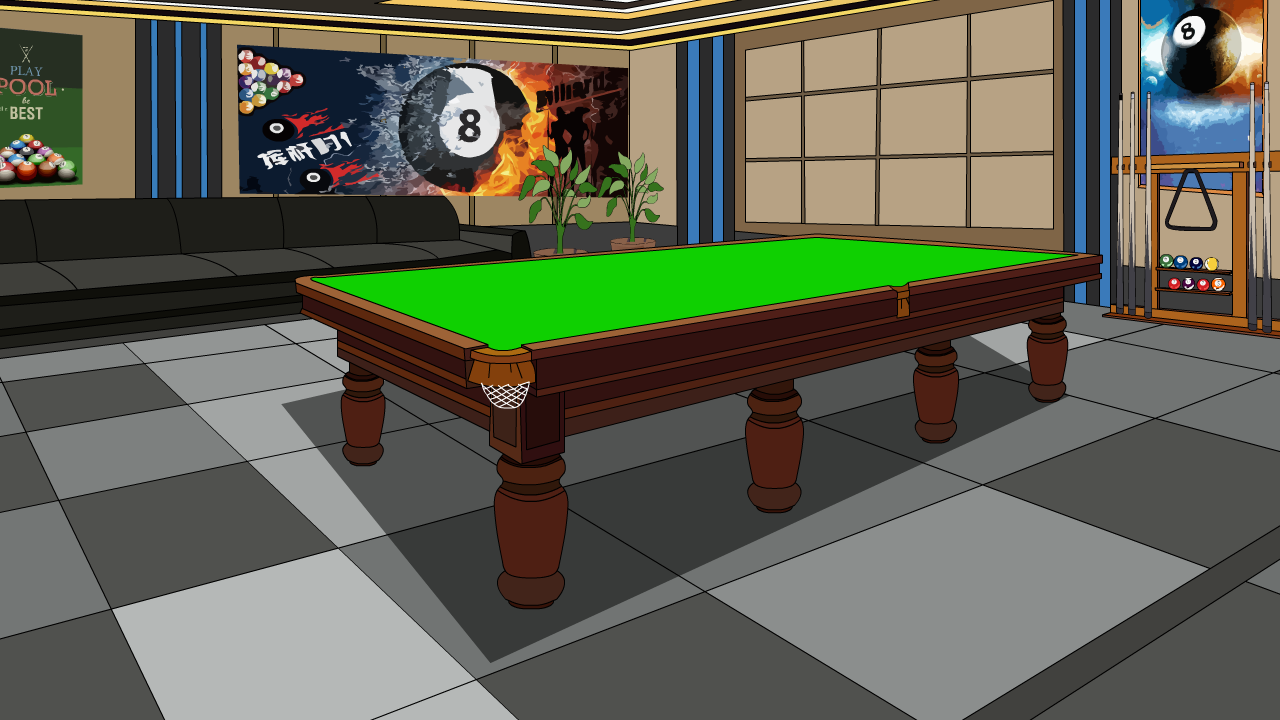 AN格式场景，台球