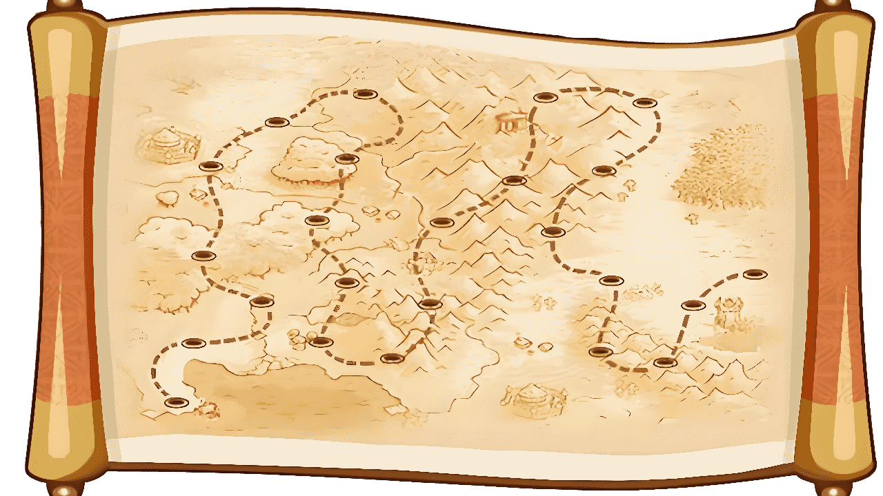 AN格式古代道具，地图